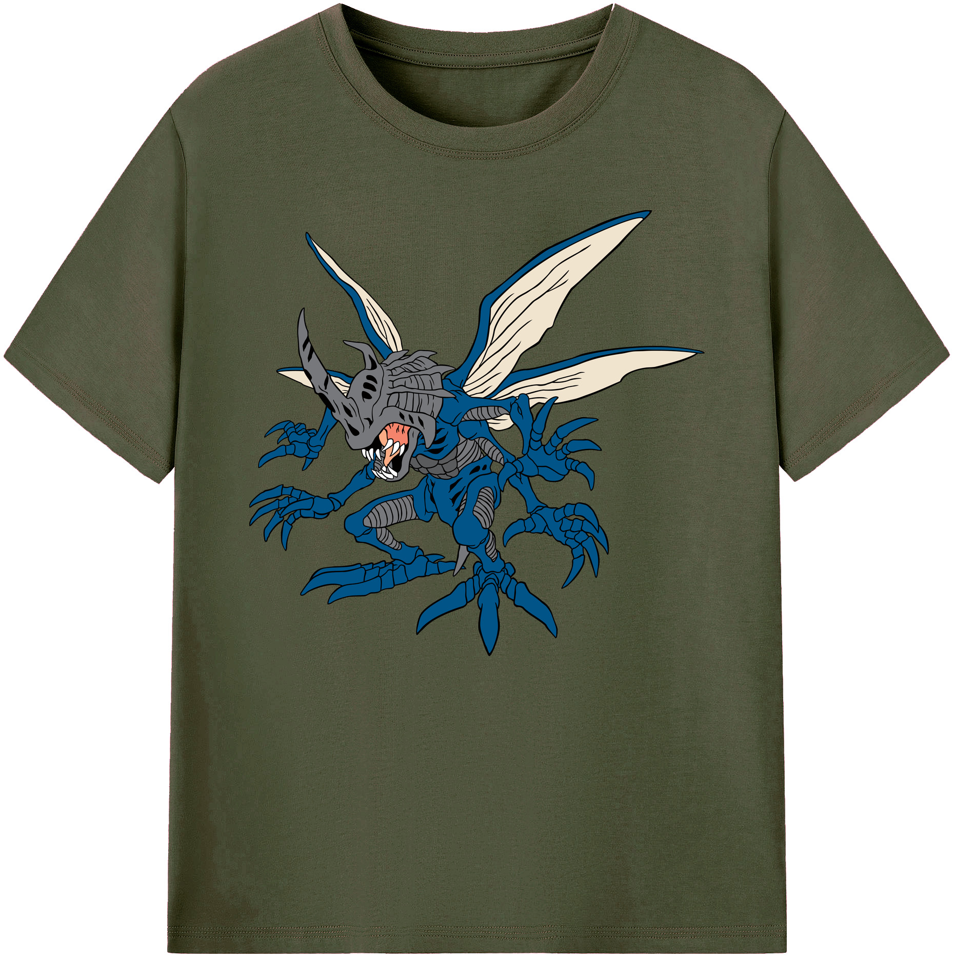 （画像用） Digimon デジタルモンスター/デジモン 綿100％ メンズ半袖Tシャツ｜肌触りやわらか＆通気性